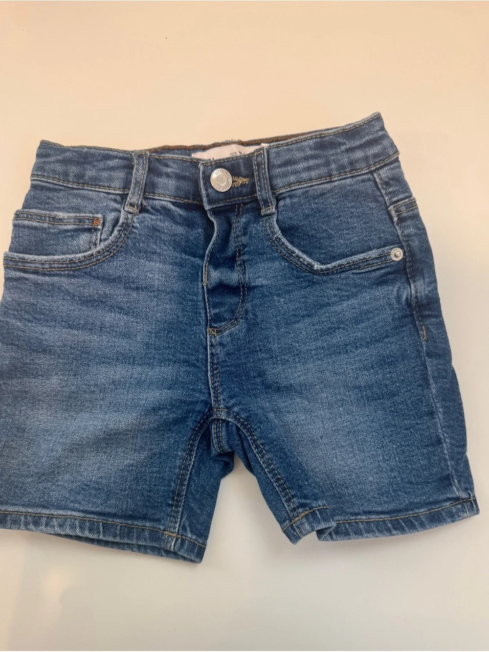 Zara Kids Dark Blue Denim Shorts